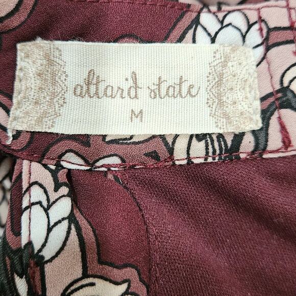 Altar'd State Women's Medium‎ Sleeveless Floral Print Halter Mini Dress - Picture 6 of 7